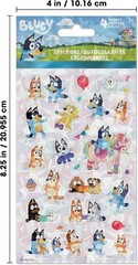 Bluey & Bingo Holographic Stickers Pack Sticker Sheet – 4 Sheets of stickers