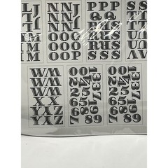 Me & My Big Ideas MambiSTICKS Black White Alphabet Number Stickers 173pc New
