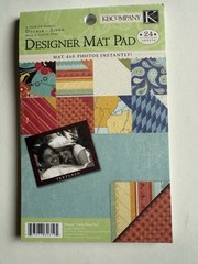 Set Of Two K & Company 4×6 Mat Pads “Happy Trails” and “Small Wonders Boy” New