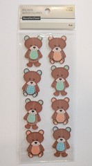 RARE Recollections Teddy Bears Baby Toys Scrapbooking Stickers