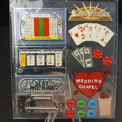 Jolee’s Boutique Destination Las Vegas SPJE006 Slot Machine Poker Wedding Dice