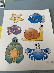 Lot Of 7 Sheets Various Stickers Suzy’s Zoo Crafts, Inc. , AGC Seals