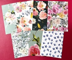 Anna Griffin Flower Pot Decoupage Diecuts 70+ PCS + Floral Recollection Layers