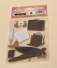 Jolee’s Nostalgiques TRAVEL Sticker Collage Scrapbooking Embellishment