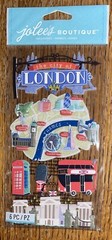 RARE Jolees City Of London ~ England United Kingdom Travel Vacation Flag Map Bus