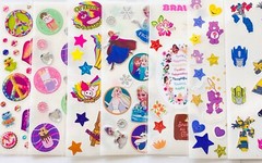 199+ Stickers Mixed Themes Happy Birthday Cake Retro Celebrate Holiday Seasonal