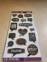 Sticko~Chalk Quotes~ Stickers for scrapbooking/crafts