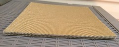 5 The Paper Studio Corrugated Cardboard Gold Glitter Craft/Scrapbook Sht 12″x12″