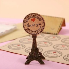 Vintage Kraft Handmade With Love Stickers – 1 Inch Self-Adhesive Gift, Baking