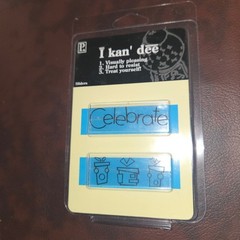 Pebbles Inc I Kan Dee Scrapbooking Lot Bobby Pins Sliders Keepsake Frame