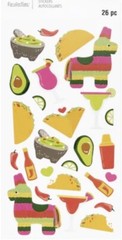 NEW Mexican Food STICKERS 26 Pcs TACO 🌮 Piñata Avocado 🥑