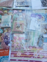 Huge Scrapbooking Card Making Craft Supplies Paper Stickers Embellishment Lot