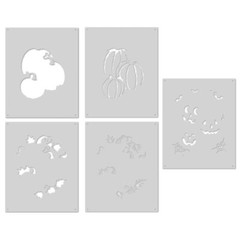 SA198 Color Layering Stencils, Pumpkin Bunch