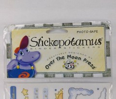 Stickopotamus Over The Moon Press Stickers Baby Scrapbook Binder Photo Safe New