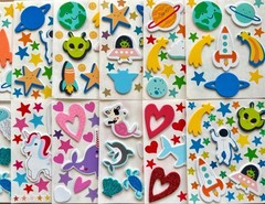 Limited edition sticker coLLection – rare unique fun stickers 339pc Lot – mixed