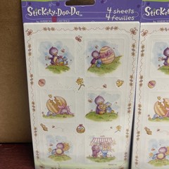 Vintage American Greetings Easter Chick Stickers 20 Sheets 5 Packages
