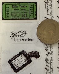 TRAVEL MEMORIES Mylar Stickers (26pc)6”x12”PSX Design•Airplane •Card Making•