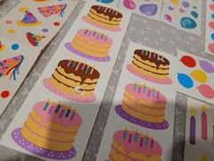 Vintage Sandylion Mrs. Grossman’s Circus Birthday Party Sticker Sheet Book Lot