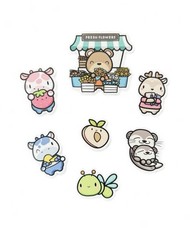 Hubman & Chubgirl 7 Assorted Vinyl Stickers Cute Animal Decals