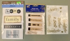 Large Lot of GRANPARENT Stickers, Cut-outs, Rub-ons, Etc. Frances Meyer, Etc