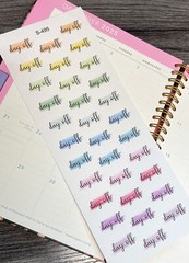 Vacation,Travel, Holiday, Day-off Handmake Erin Condren Planner Sticker
