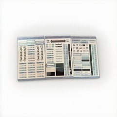 Hubman & Chubgirl | Party Penguins Planner Sticker Kit Hobonichi Cousin