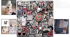 Creative 100 Pcs Aesthetic Stickers – Fantasy Vinyl Decals for Self-Expression