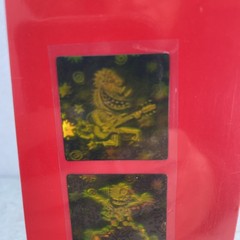 Sealed Vintage American Greetings 3-D Holograms Monster Stickers 1 Sheet Skate
