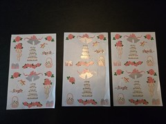 Vintage Mrs. Grossman’s Sticker Sheet Lot WEDDONG BRIDAL SHOWER