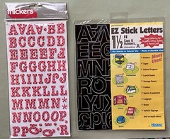 Lot of 26 Sheets Alphabet Stickers Sticko, MAMBI, NRN, K & Company New!