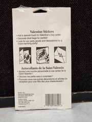 SEALED Forget Me Not American Greetings Valentine Stickers Teddy Bear Heart AGC
