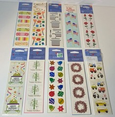 Lot ALL Mrs Grossmans Stickers New (118) Horses Christmas Animals Vehicles Farm