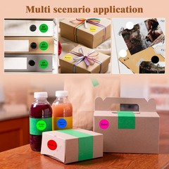PARLAIM 1050 PCS Color Coding Labels Circle Dot Stickers,10 Color Style Color…