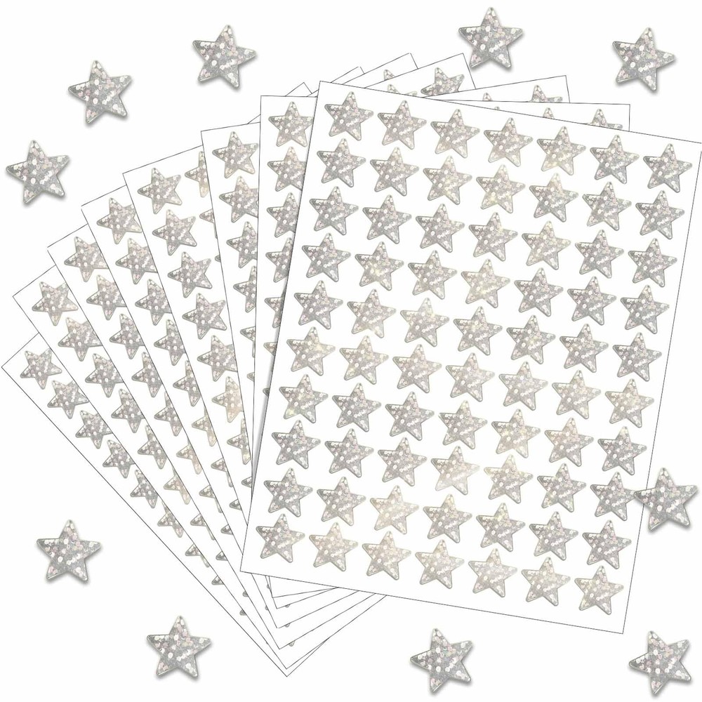 2100 Pcs Star Stickers, Glitter Star Stickers for Reward Chart 30 Sheets Rewa…