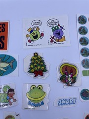 Mixed Lot Of Vintage 70s & 80’s Scratch & Sniff Stickers Wheaties Mr Men