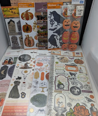 Mega Sticker Bundle Fall Pumpkin Halloween Haunted Witch Jolees Soft Spoken -s9