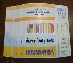 20 Jo-Ann Craft Essentials Sticker Card Captions «You’re Invited» clear stickers
