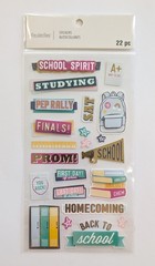 High School Themed Scrapbooking Stickers Recollections