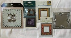 Karen Foster Studio K Metal Frames Corners Embellishments Lot Scrapbooking
