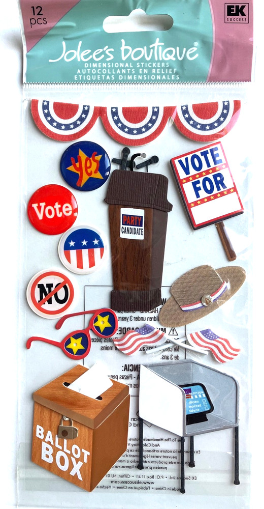 Jolee’s Stickers, Miscellaneous Theme, Jars, Voting, Food, Sewing & More, PICK!