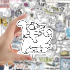 53pcs Cute Animal Stickers – Perfect for Laptops, Water Bottles, and Walls!