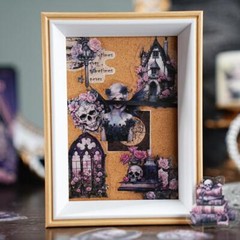 40Pcs Gothic Magic PET Stickers Journal Planner Supplies Scrapbooking Sticker