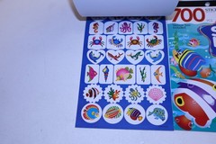 Lot of 9 Darice Sticker Books 5 Unique Assorted Themes Construction Vehicles Sea