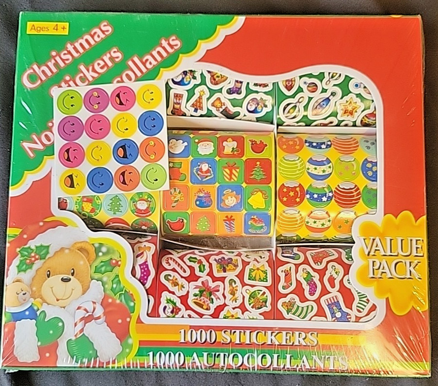 Brand New Christmas Stickers Vintage International Printing Company Roll