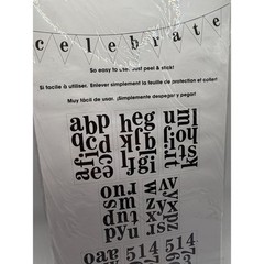 me & my BIG ideas mambiSTICKS Black Glitter Alphabet Stickers 8 Sheets STL-14