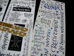 Teri Martin Dimensional stickers Retirement, Over The Hill