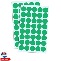 2000 Pack, 3/4″ Round Dot Stickers Circle Labels – Green