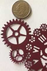 GIANT CLOCK GEARS Die-Cuts (6pc)6-1/4 x 5.5 Steampunk •Sprocket •Machine•Antique