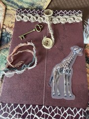 104 Pc Vintage Safari Junk Journal Kit African Wildlife Maps Tags Ephemera Set