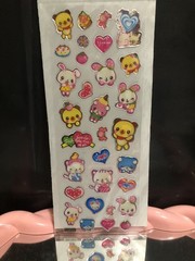 Kawaii Japan Cute Animal Sticker Sheet Rare Htf Vintage